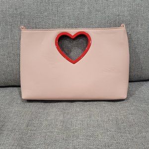 Clutch with Heart Cut Out
